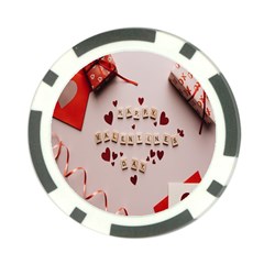 Valentine Gift Box Poker Chip Card Guard by artworkshop