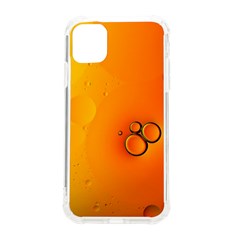 Wallpaper Liquid Bubbles Macro Orange Bright Iphone 11 Tpu Uv Print Case by artworkshop