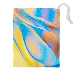 Water And Sunflower Oil Drawstring Pouch (4xl) by artworkshop