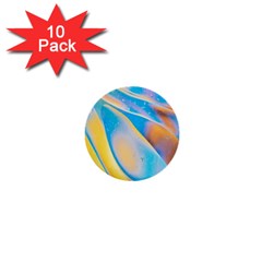 Water And Sunflower Oil 1  Mini Buttons (10 Pack)  by artworkshop
