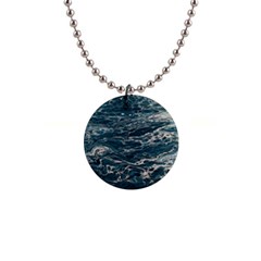 Water Sea 1  Button Necklace by artworkshop