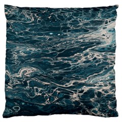 Water Sea Standard Premium Plush Fleece Cushion Case (two Sides)