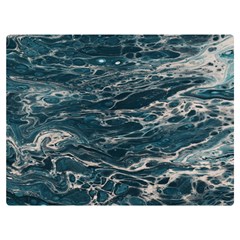 Water Sea One Side Premium Plush Fleece Blanket (extra Small) by artworkshop