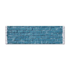 White And Blue Brick Wall Sticker Bumper (10 Pack)