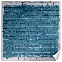 White And Blue Brick Wall Canvas 20  x 20 