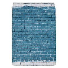 White And Blue Brick Wall Removable Flap Cover (L)