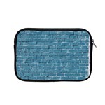 White And Blue Brick Wall Apple MacBook Pro 15  Zipper Case Front