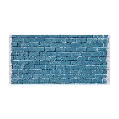 White And Blue Brick Wall Yoga Headband by artworkshop