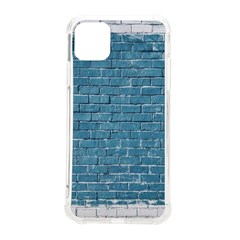 White And Blue Brick Wall Iphone 11 Pro Max 6 5 Inch Tpu Uv Print Case by artworkshop