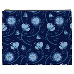 Flower Cosmetic Bag (xxxl) by zappwaits