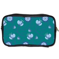 Floral-seamless-pattern Toiletries Bag (Two Sides)