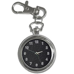 Black Wall Texture Key Chain Watches by artworkshop