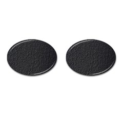 Black Wall Texture Cufflinks (oval) by artworkshop