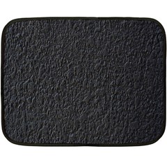 Black Wall Texture Fleece Blanket (mini) by artworkshop