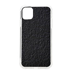 Black Wall Texture Iphone 11 Tpu Uv Print Case by artworkshop