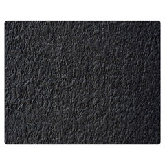 Black Wall Texture One Side Premium Plush Fleece Blanket (medium) by artworkshop