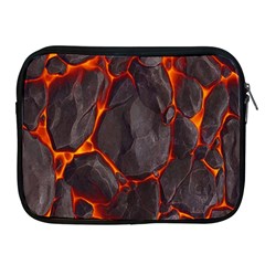 Lava Volcanic Rock Texture Apple Ipad 2/3/4 Zipper Cases by artworkshop