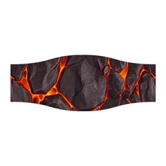 Lava Volcanic Rock Texture Stretchable Headband by artworkshop