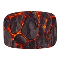 Lava Volcanic Rock Texture Mini Square Pill Box by artworkshop