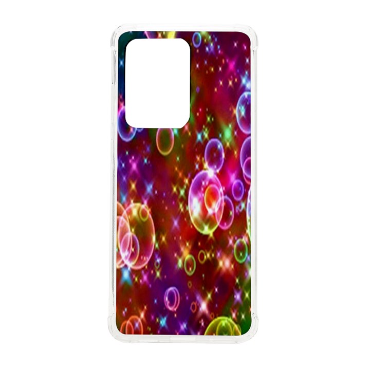 Rainbow spectrum bubbles Samsung Galaxy S20 Ultra 6.9 Inch TPU UV Case