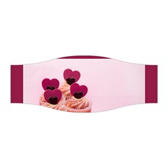 Hello February Text And Cupcakes Stretchable Headband by artworkshop