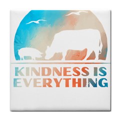 Vegan Animal Lover T- Shirt Kindness Is Everything Vegan Animal Lover T- Shirt Face Towel by maxcute