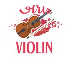 Violin T- Shirt Cool Girls Play Violin T- Shirt Mini Round Pill Box (pack Of 5) by maxcute