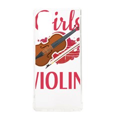 Violin T- Shirt Cool Girls Play Violin T- Shirt Samsung Galaxy Note 20 Tpu Uv Case by maxcute