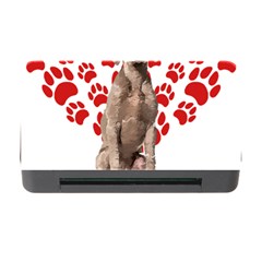 Weimaraner Gifts T- Shirt Cool Weimaraner Valentine Heart Paw Weimaraner Dog Lover Valentine Costume Memory Card Reader with CF