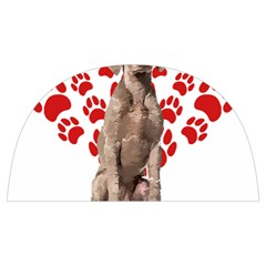 Weimaraner Gifts T- Shirt Cool Weimaraner Valentine Heart Paw Weimaraner Dog Lover Valentine Costume Anti scalding pot cap