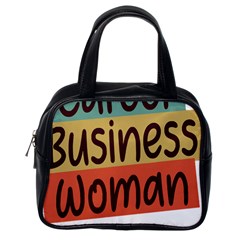 Woman T- Shirt Career Business Woman T- Shirt Classic Handbag (one Side) by maxcute