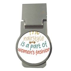 Women Empowerment Inspiring Quote Femin T- Shirt Women Empowerment Inspiring Quote Feminist Tee For Money Clips (round)  by maxcute