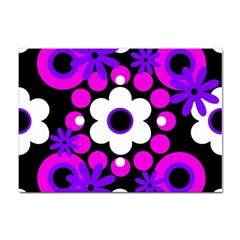 Flowers Pearls And Donuts Purple Hot Pink White Black  Sticker A4 (100 Pack)