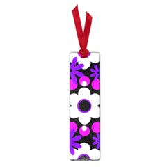 Flowers Pearls And Donuts Purple Hot Pink White Black  Small Book Marks