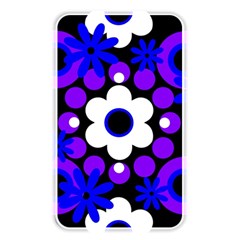 Flowers Pearls And Donuts Blue Purple White Black  Memory Card Reader (rectangular)