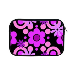 Flowers Pearl And Donuts Lilac Blush Pink Magenta Black  Apple Ipad Mini Zipper Cases by Mazipoodles