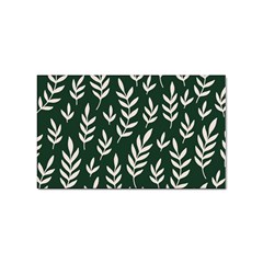 Leaves Foliage Plants Pattern Sticker (rectangular) by Ravend