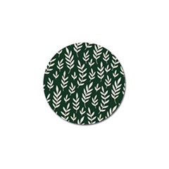 Leaves Foliage Plants Pattern Golf Ball Marker (4 Pack) by Ravend