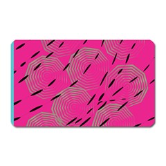 Background Pattern Texture Design Magnet (rectangular)