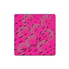 Background Pattern Texture Design Square Magnet