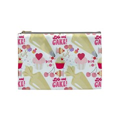 Desserts Pastries Baking Wallpaper Cosmetic Bag (medium)