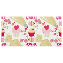 Desserts Pastries Baking Wallpaper Banner And Sign 8  X 4  by Ravend