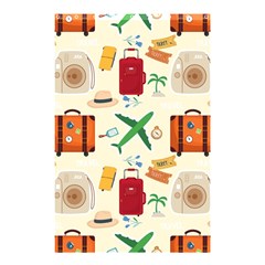 Suitcase Tickets Plane Camera Shower Curtain 48  X 72  (small) 