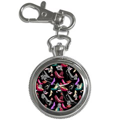 Heels Shoes Pattern Feminine Art Key Chain Watches