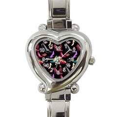 Heels Shoes Pattern Feminine Art Heart Italian Charm Watch by Ravend