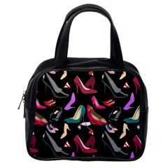 Heels Shoes Pattern Feminine Art Classic Handbag (one Side) by Ravend