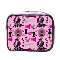 Fashion Girl Newyork Bts Nft Mini Toiletries Bag (one Side)