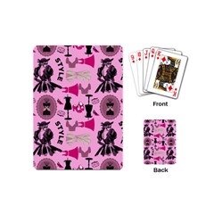 Fashion Girl Newyork Bts Nft Playing Cards Single Design (mini)