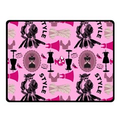 Fashion Girl Newyork Bts Nft Fleece Blanket (small)