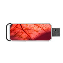 Leaf Copper Leaf Plant Nature Portable Usb Flash (two Sides)